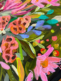 The Moon’s Secret Orchard (Custom Framed)