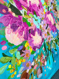 Original Artwork - You Were Blooming All Along (Custom Framed)