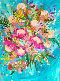 Original Artwork - You Were Blooming All Along (Custom Framed)