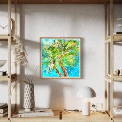 Sandcastles and Sunshine - Limited Edition Unframed Square Print