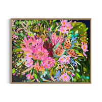 The Moon’s Secret Orchard (Custom Framed)