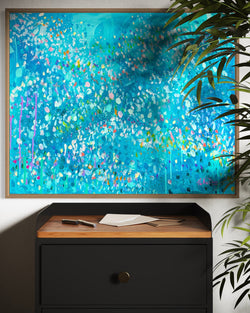 Where Light Learns to Dance (Custom Framed)