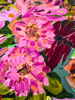 The Moon’s Secret Orchard (Custom Framed)