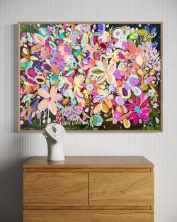 Original Artwork - Joie de Vivre (Custom Framed)