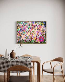 Original Artwork - Joie de Vivre (Custom Framed)