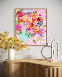 Party on the Patio (Custom Framed)