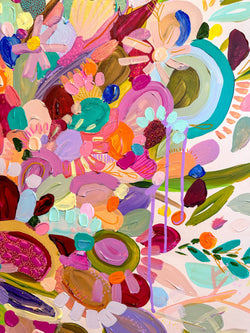 Original Artwork -  Grateful For (Custom Framed)