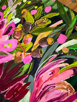 The Moon’s Secret Orchard (Custom Framed)