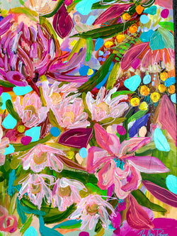 ARTIST COLLECTION Original Artwork -  Happy Dance (Custom Framed)