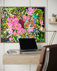 The Moon’s Secret Orchard (Custom Framed)