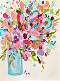 Original Artwork -  Grateful For (Custom Framed)