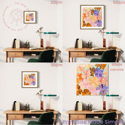 Fleur - Everyday Unframed Square Print