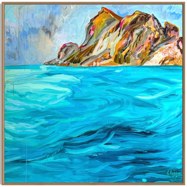 Original Artwork - The Holm of Stubborn Saints (Custom Framed)