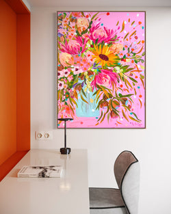 Original Artwork - Lila (Custom Framed)