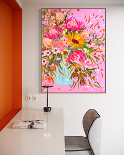 Original Artwork - Lila (Custom Framed)