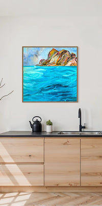 Original Artwork - The Holm of Stubborn Saints (Custom Framed)