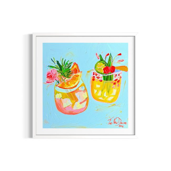PREORDER Happy Hour - Limited Edition Unframed Square Print