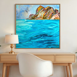 Original Artwork - The Holm of Stubborn Saints (Custom Framed)