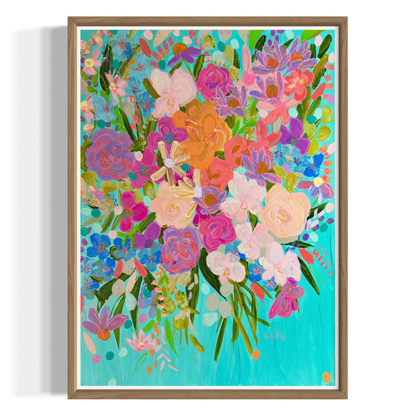 Janice | Colourful, Abstract Wombat Australian Wall Art Print – The New ...