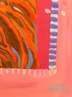 PREORDER Original Artwork - Fortune Favours the Brave (Ready to Hang)