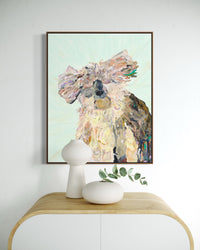 ARTIST COLLECTION Original Artwork - Clancy the Koala (Custom Framed)