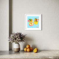 PREORDER Happy Hour - Limited Edition Unframed Square Print