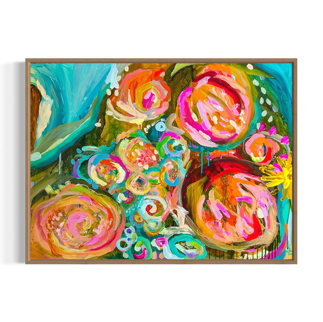 Original Artwork - Apple Pie and Cider Ice Cream (Custom Framed)