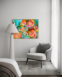 Original Artwork - Apple Pie and Cider Ice Cream (Custom Framed)