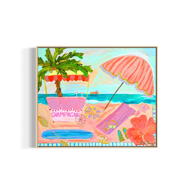 Hibiscus Fridays (Custom Framed)