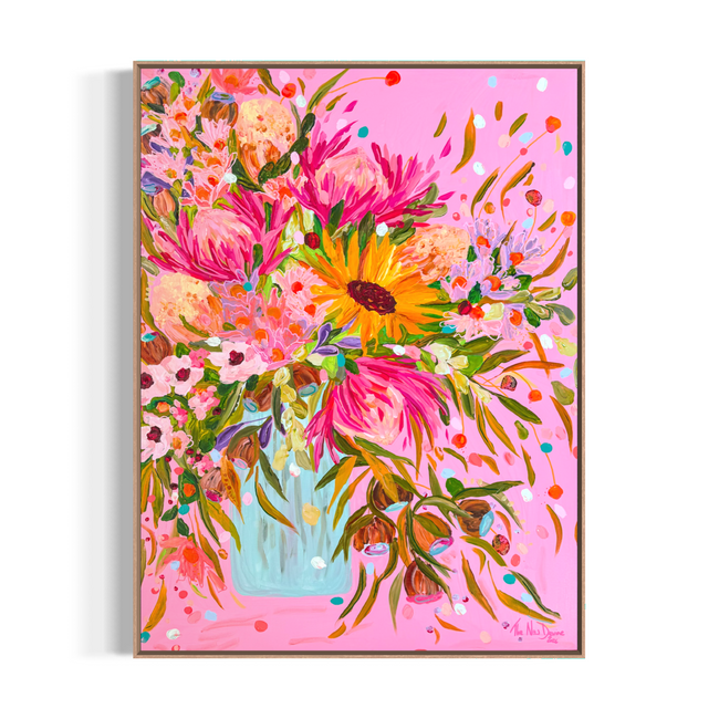Original Artwork - Lila (Custom Framed)
