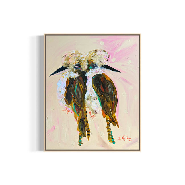 Original Artwork - The Distance Dances, But We Follow (Custom Framed)
