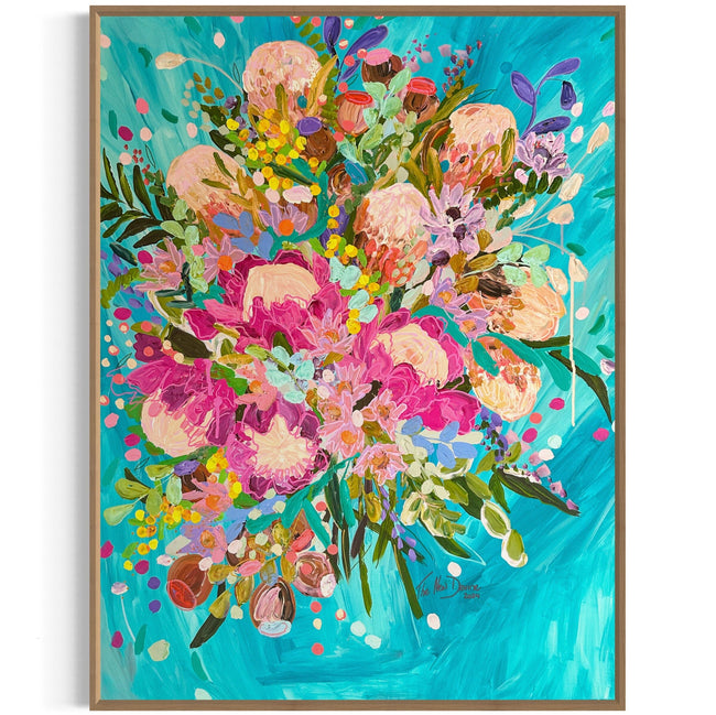 Original Artwork - You Were Blooming All Along (Custom Framed)