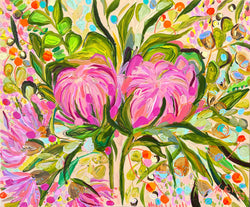 Original Artwork - The Petal Pact (Custom Framed)