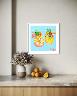 PREORDER Happy Hour - Limited Edition Unframed Square Print