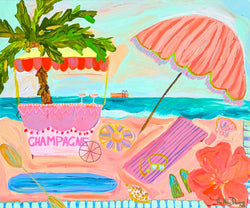 Hibiscus Fridays (Custom Framed)