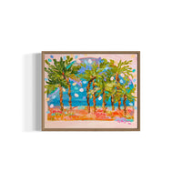 Original Artwork - Beach Party (Custom Framed)