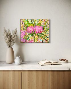 Original Artwork - The Petal Pact (Custom Framed)
