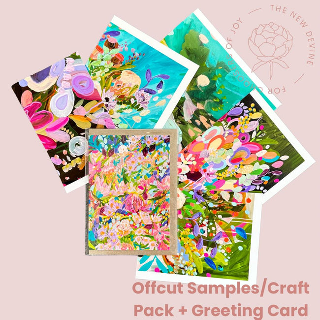 Offcuts/Samples + Greeting Card
