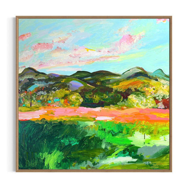 Original Artwork - The Patron Saint of Good Times (Custom Framed)