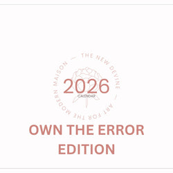 Own the Error. Collect chaos. Schedule differently. 2026 A4 Calendar