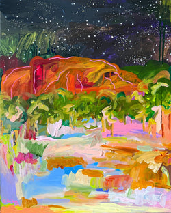 Original Artwork - Field of Lights (Custom Framed)