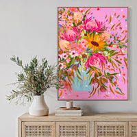 Original Artwork - Lila (Custom Framed)